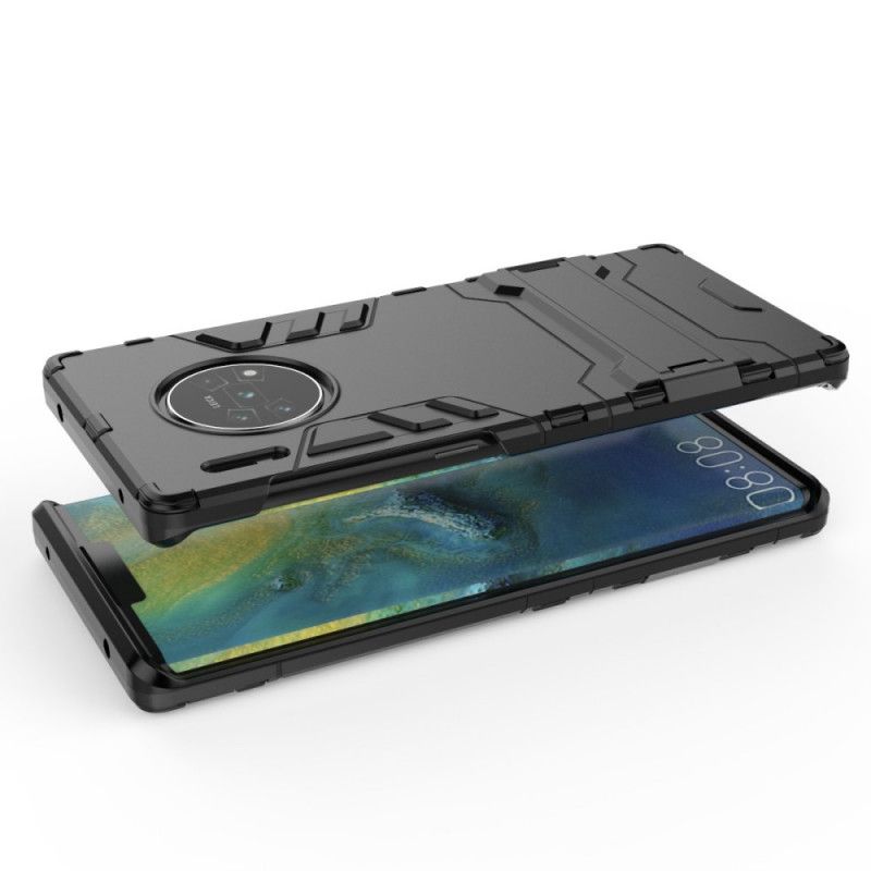 Hoesje Huawei Mate 30 Pro Rood Zwart Sterke Tong