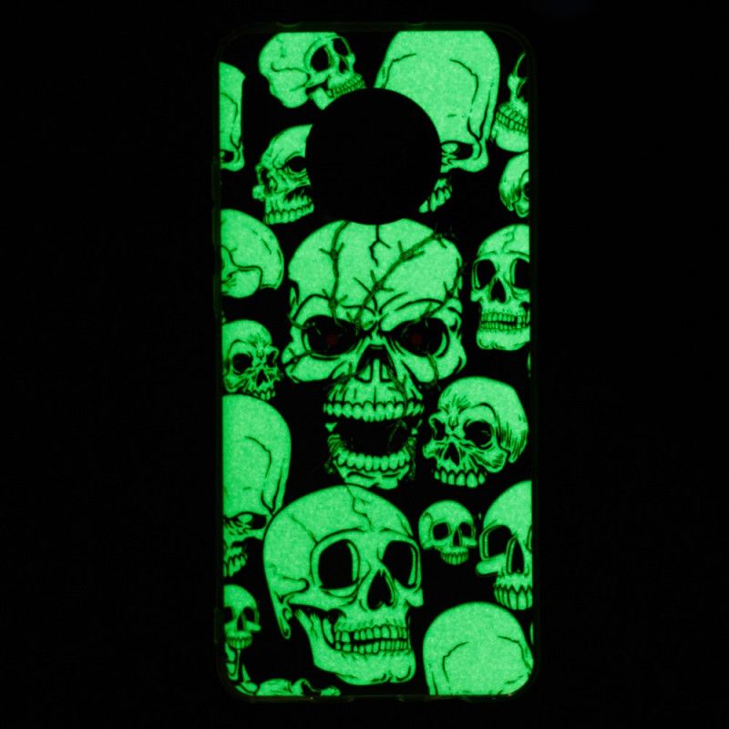 Hoesje voor Huawei Mate 30 Pro Aandacht Fluorescerende Schedels