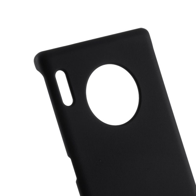 Hoesje voor Huawei Mate 30 Pro Wit Zwart Klassieke Stijve Versterkte Hoeken