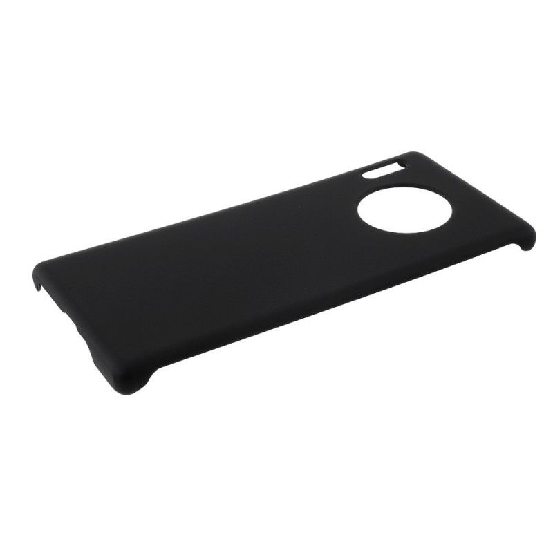 Hoesje voor Huawei Mate 30 Pro Wit Zwart Klassieke Stijve Versterkte Hoeken
