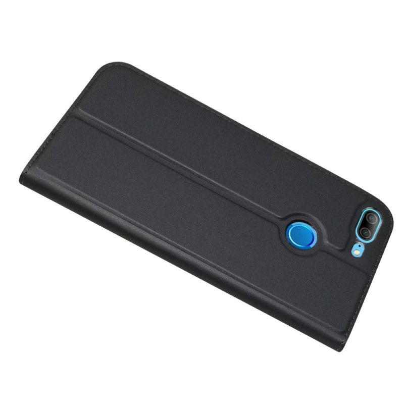 Folio-hoesje Honor 9 Lite Marineblauw Zwart Telefoonhoesje Magnetische Sluiting