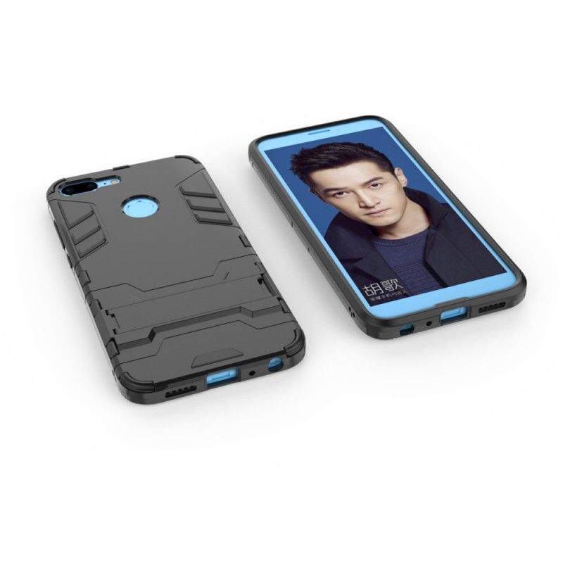 Hoesje Honor 9 Lite Rood Zwart Ultrabestendig