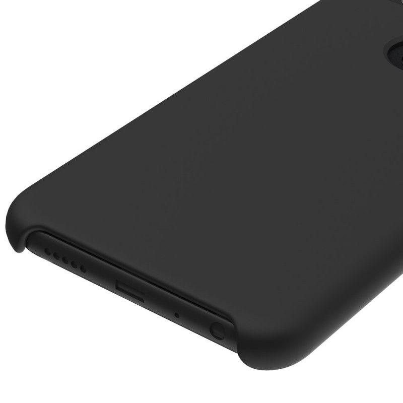 Hoesje voor Honor 9 Lite Groen Ontwerp Van Vloeibaar Siliconen