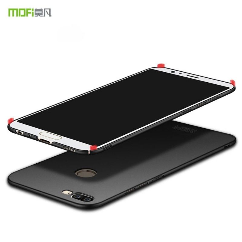 Hoesje voor Honor 9 Lite Rood Zwart Mofi