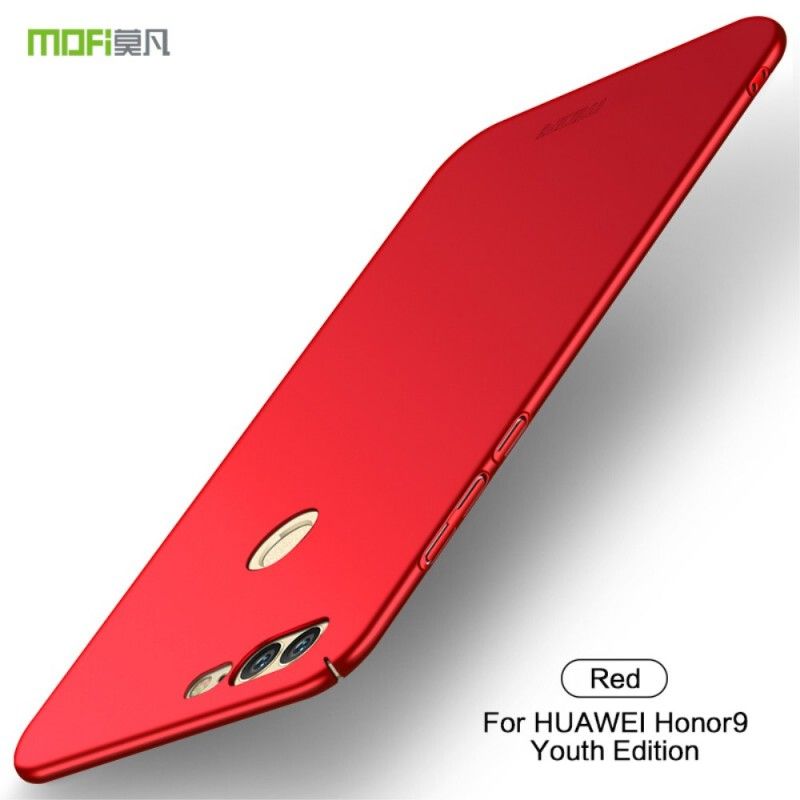 Hoesje voor Honor 9 Lite Rood Zwart Mofi