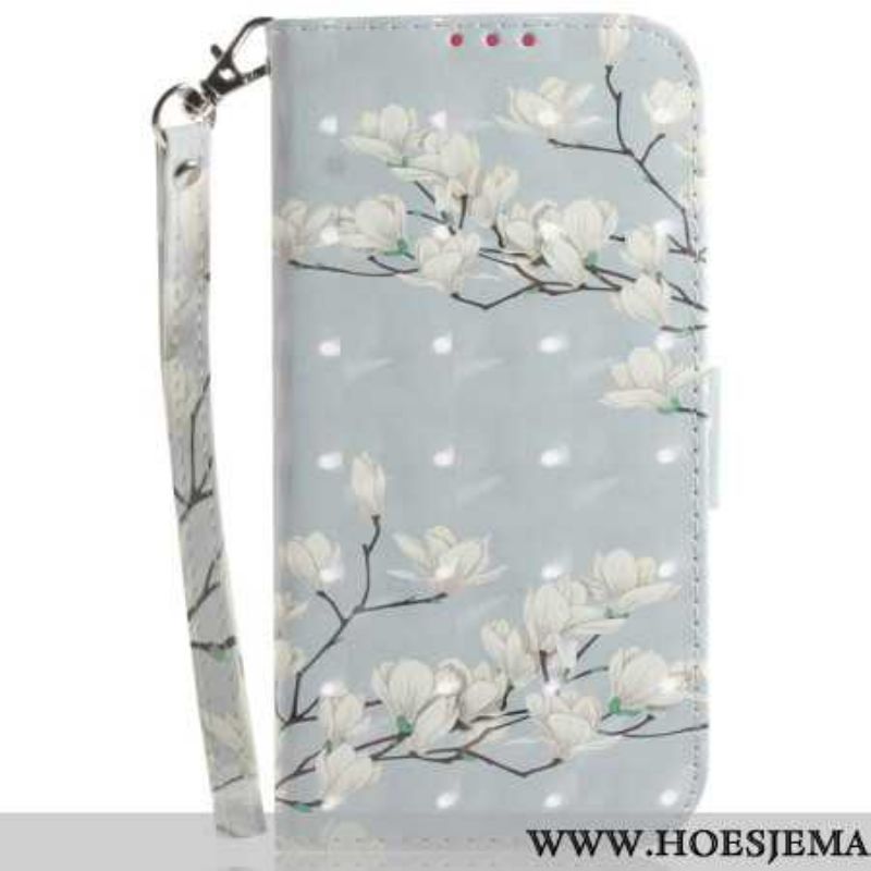 Bescherming Hoesje iPhone 16 Pro Max Band Magnolia's