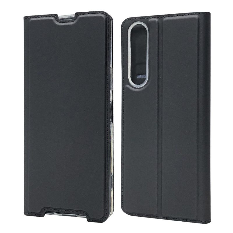 Folio-hoesje Sony Xperia 1 II Zwart Magnetische Sluiting