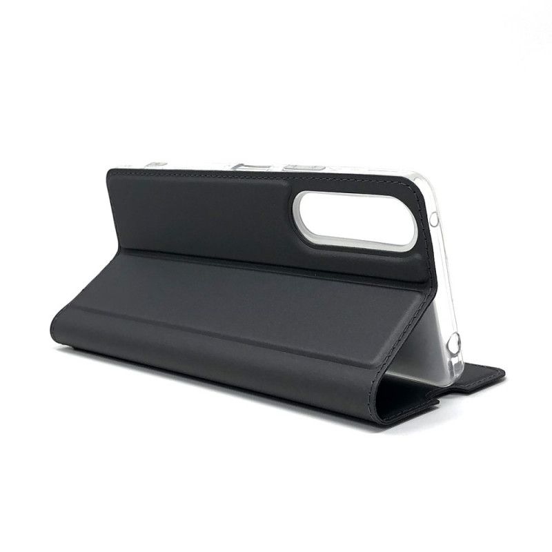 Folio-hoesje Sony Xperia 1 II Zwart Magnetische Sluiting