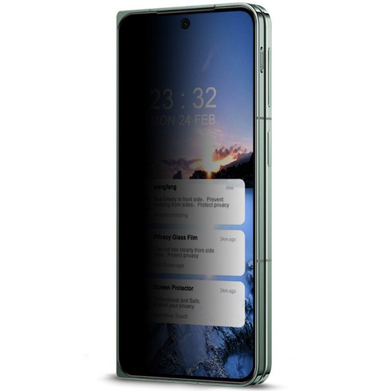 Anti-spionage Schermbeschermer Van Gehard Glas Voor Oppo Find N3 / Oneplus Open (imak)