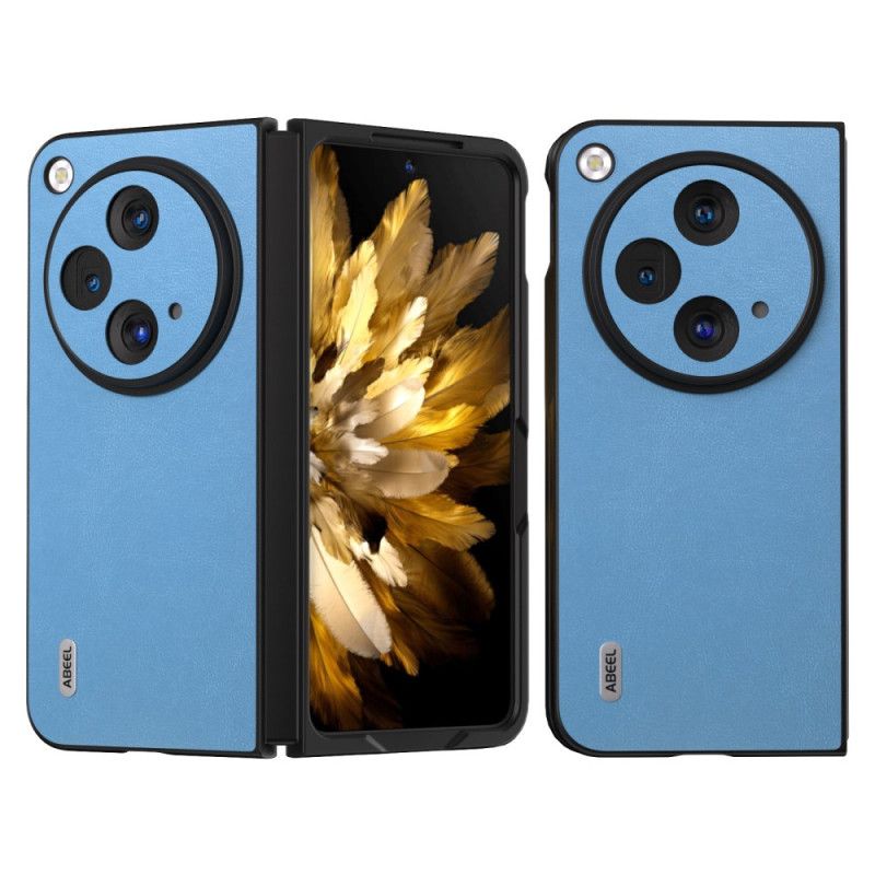 Case Hoesje Oppo Find N3 Telefoonhoesje Gekleurd Leer Abeel