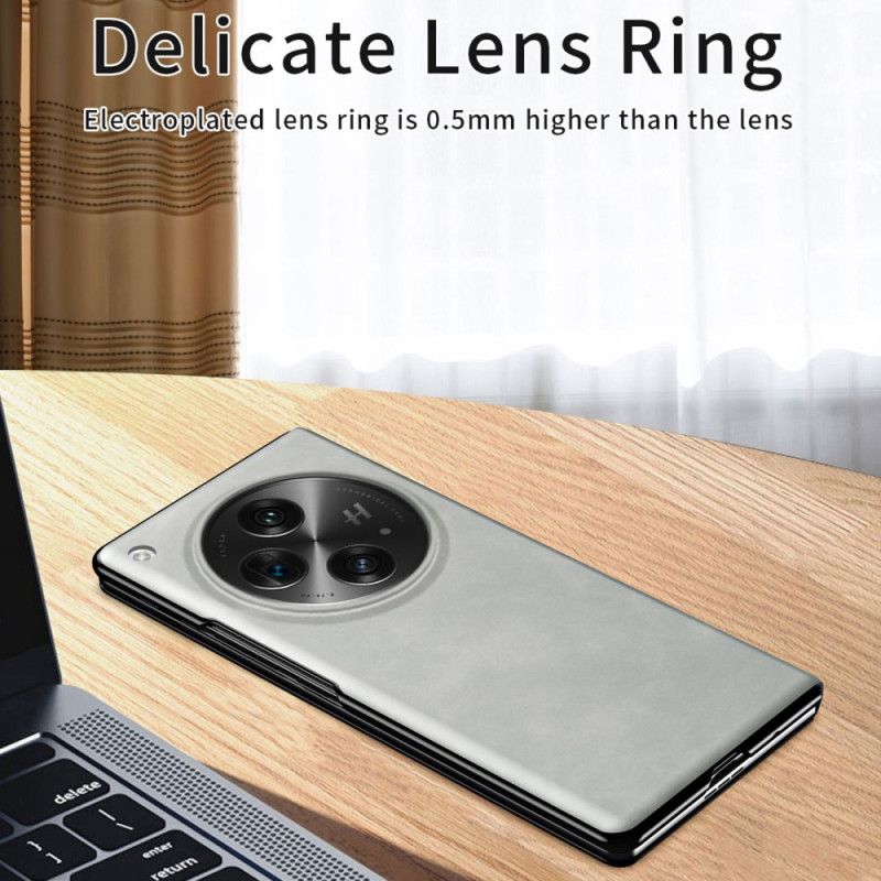 Folio-hoesje Oppo Find N3 Klassiek Nappaleer Bescherming Hoesje