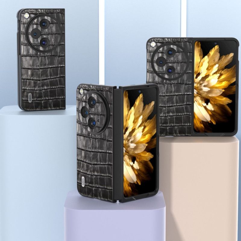 Hoesje Oppo Find N3 Abeel Krokodillenleereffect