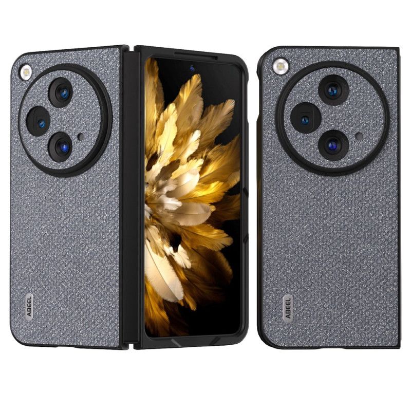 Hoesje Oppo Find N3 Abeel Lederen Stijl