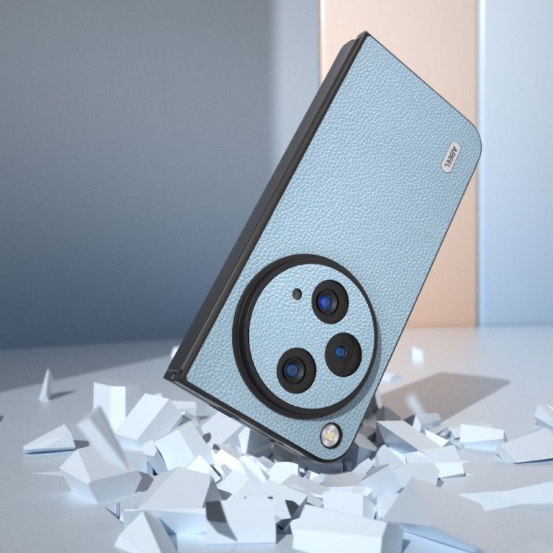 Hoesje Oppo Find N3 Abeel Natuurlijk Lycheeleer Bescherming Hoesje