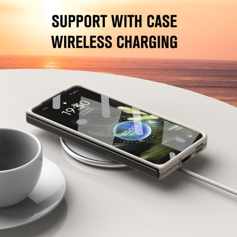 Hoesje Oppo Find N3 Met Screenprotector Van Gehard Glas