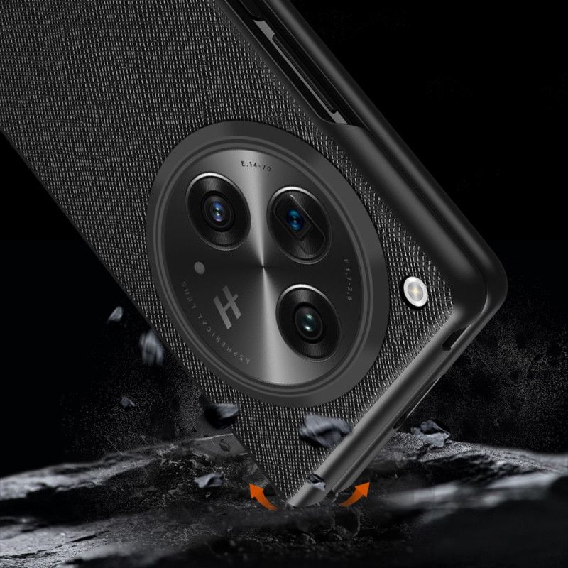 Hoesje Oppo Find N3 Open Geweven Textuur