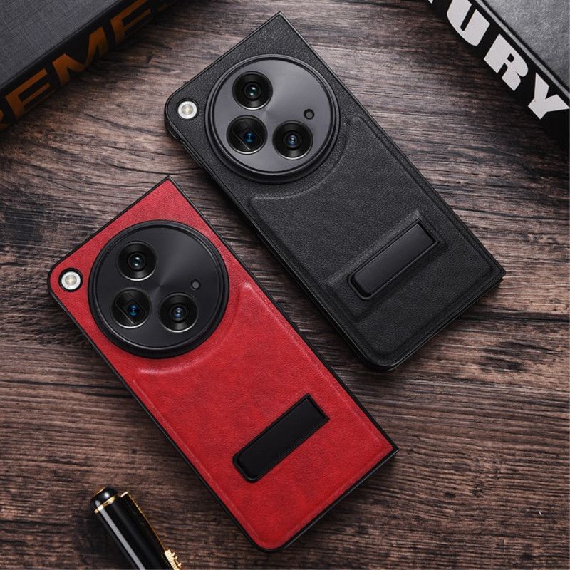 Hoesje Voor Oppo Find N3 Kunstleer Met Standaard