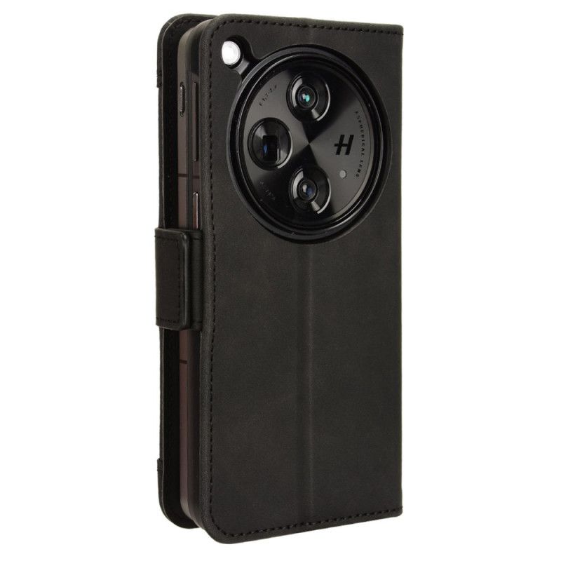 Leren Hoesje Oppo Find N3 Meerdere Kaartsleuven Bescherming Hoesje