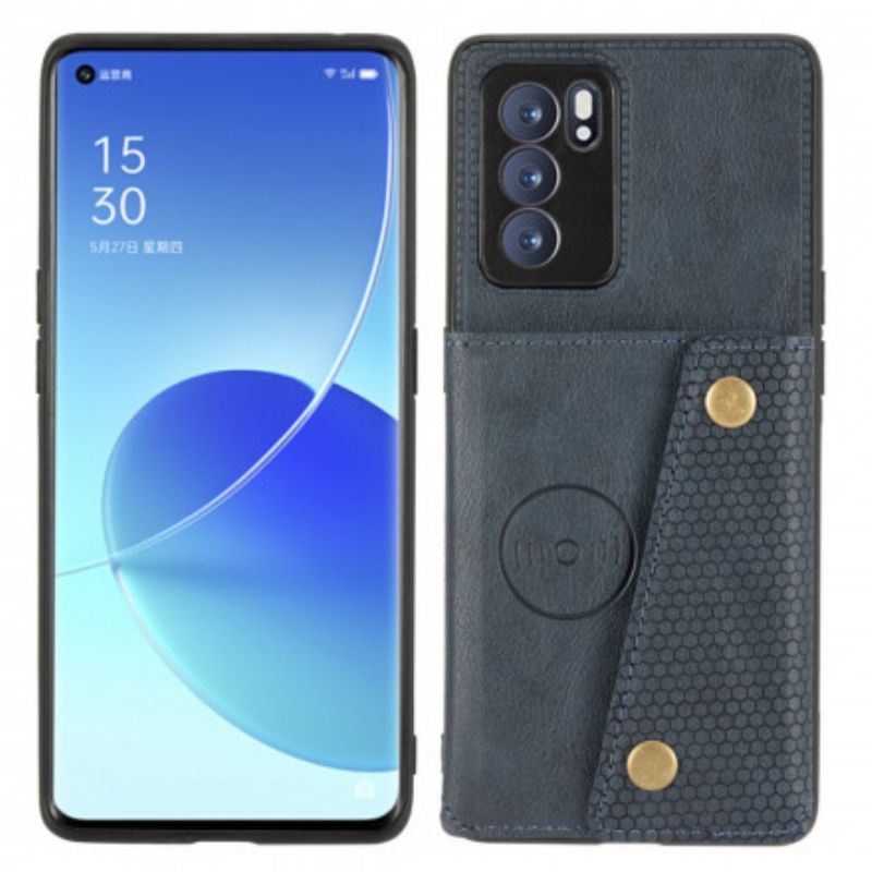 Hoesje Voor Oppo Reno 6 Pro 5g Snap-portemonnee