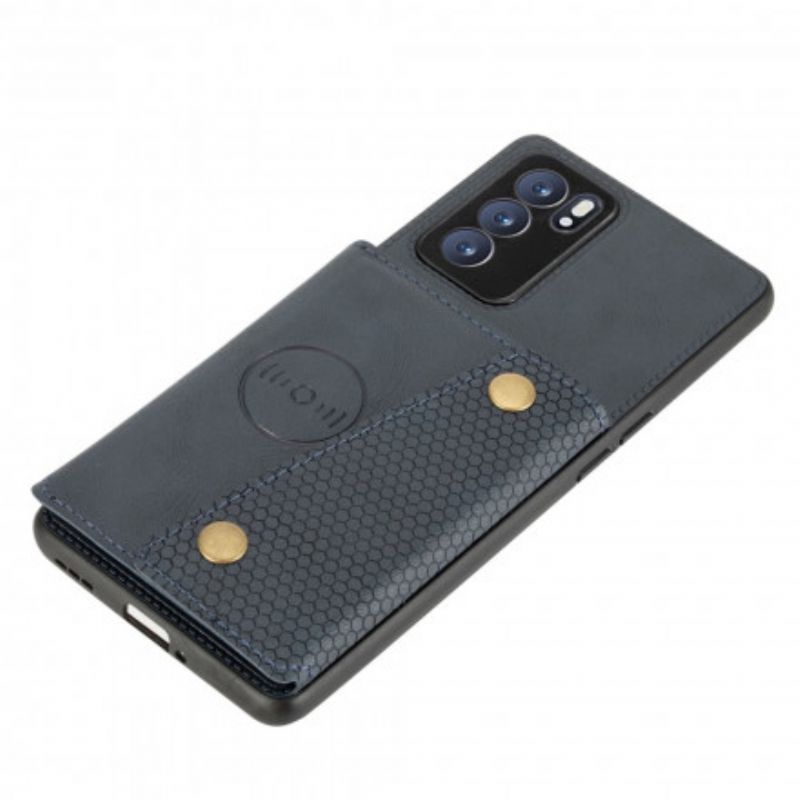 Hoesje Voor Oppo Reno 6 Pro 5g Snap-portemonnee