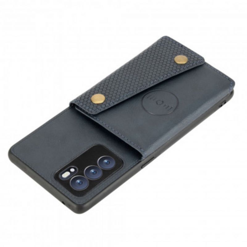 Hoesje Voor Oppo Reno 6 Pro 5g Snap-portemonnee