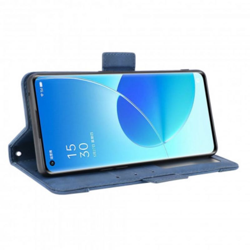 Leren Hoesje Oppo Reno 6 Pro 5g Eersteklas Multi-map