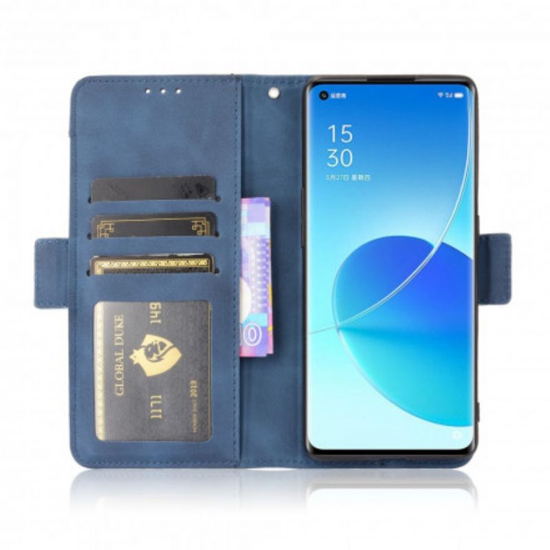 Leren Hoesje Oppo Reno 6 Pro 5g Eersteklas Multi-map
