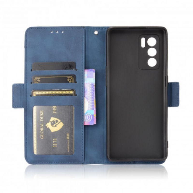 Leren Hoesje Oppo Reno 6 Pro 5g Eersteklas Multi-map