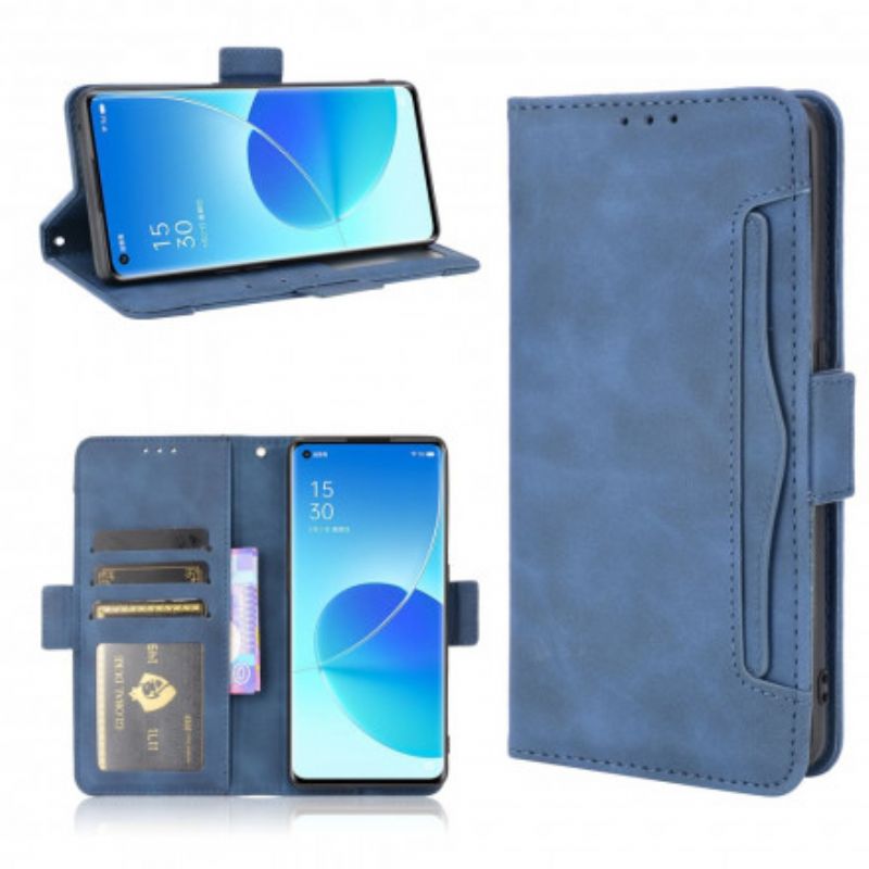Leren Hoesje Oppo Reno 6 Pro 5g Eersteklas Multi-map