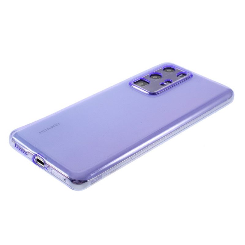 Cover Hoesje Huawei P40 Pro Appelgroen Magenta Telefoonhoesje Siliconenkleuren