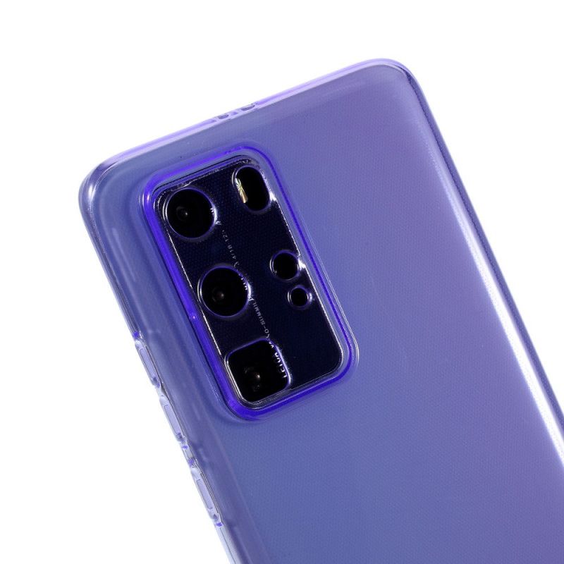 Cover Hoesje Huawei P40 Pro Appelgroen Magenta Telefoonhoesje Siliconenkleuren