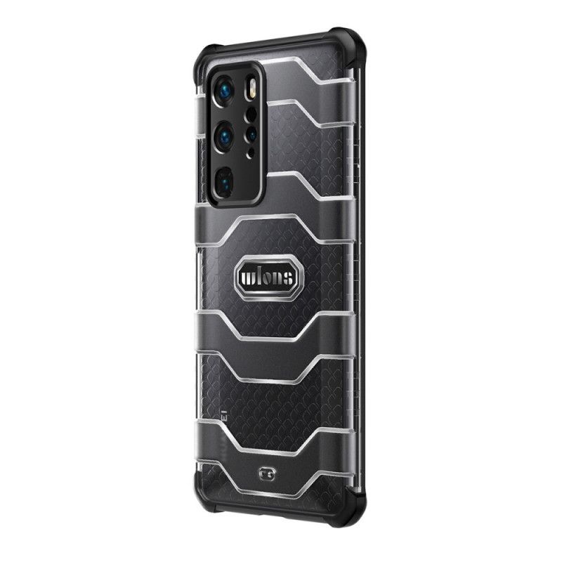 Hoesje Huawei P40 Pro Rood Zwart Ultrabestendige Explorer-Serie