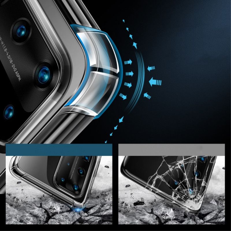 Hoesje Huawei P40 Pro Transparante Leeu Beschermkussens