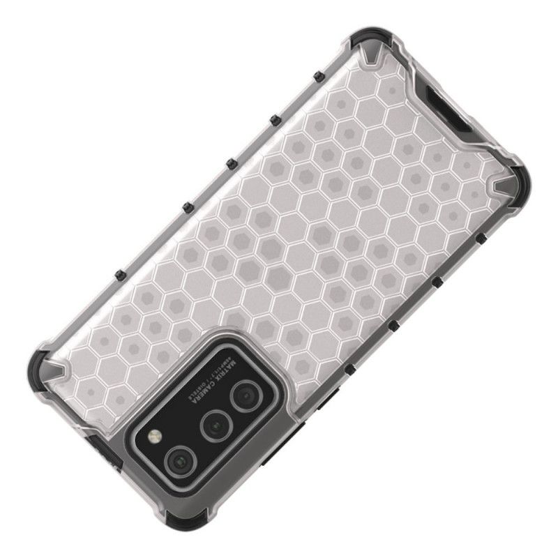 Hoesje Huawei P40 Pro Wit Zwart Honingraatstijl
