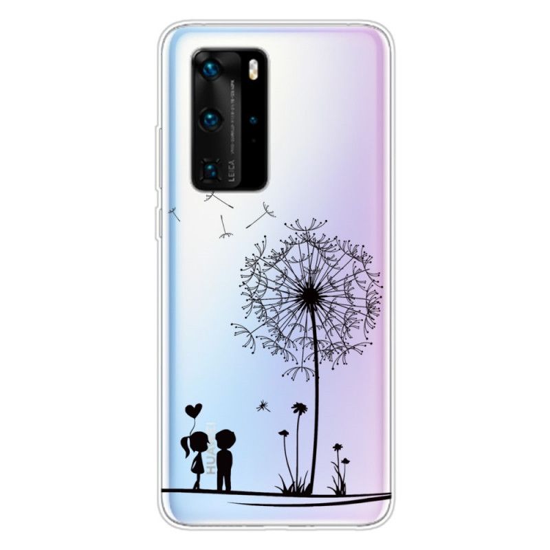 Hoesje voor Huawei P40 Pro Paardenbloemliefde