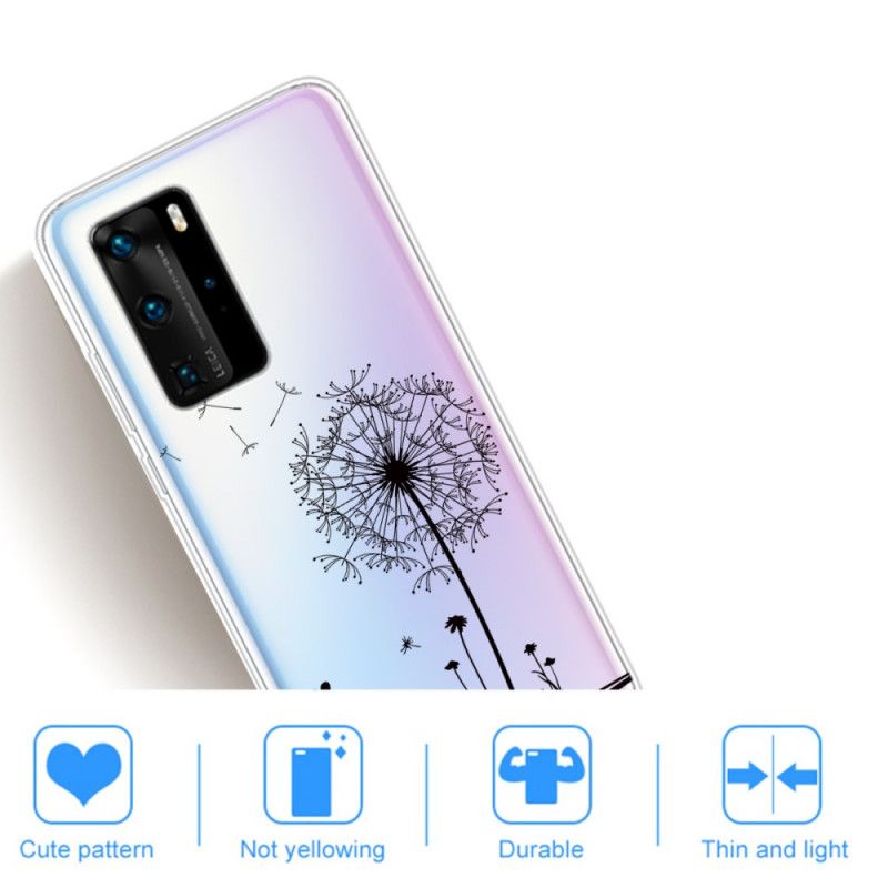 Hoesje voor Huawei P40 Pro Paardenbloemliefde