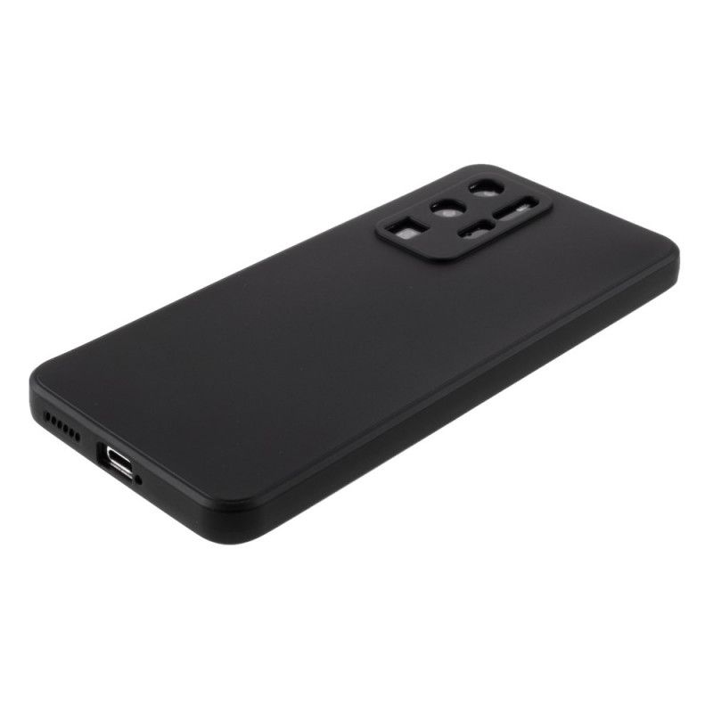 Hoesje voor Huawei P40 Pro Rood Zwart Contrasterende Kleuren