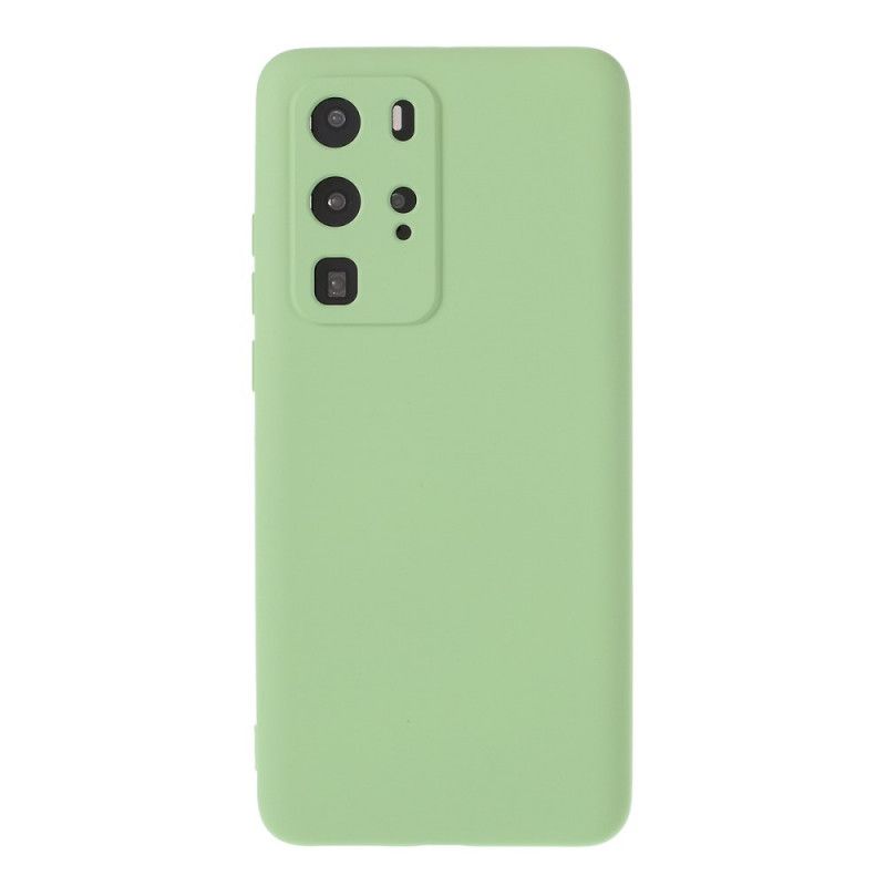 Hoesje voor Huawei P40 Pro Rood Zwart X-Level Vloeibare Siliconen