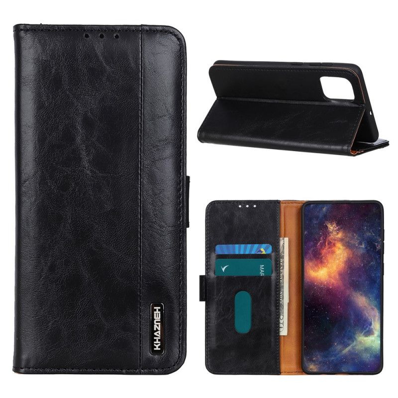 Leren Hoesje Huawei P40 Pro Zwart Khazneh Elegantie Leerstijl