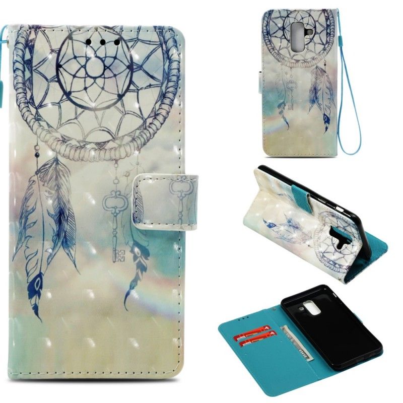 Cover Folio-hoesje Samsung Galaxy A6 Plus Telefoonhoesje 3D Dromenvanger