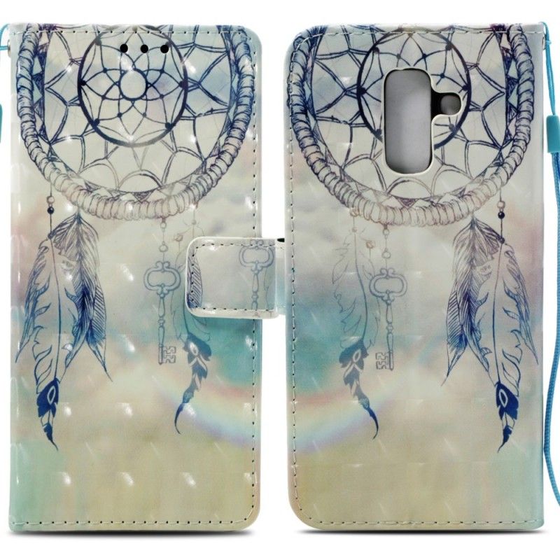 Cover Folio-hoesje Samsung Galaxy A6 Plus Telefoonhoesje 3D Dromenvanger