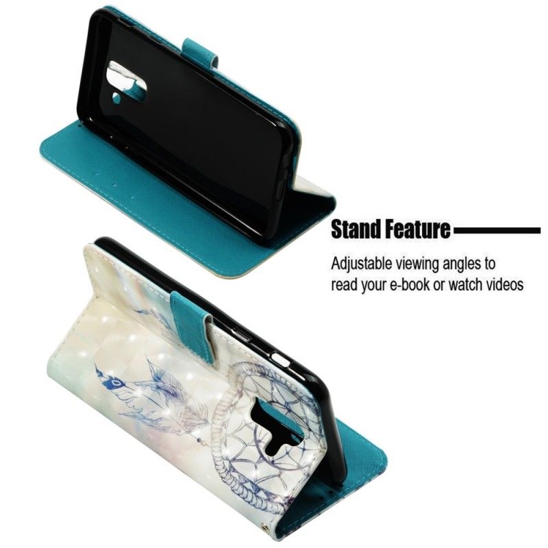 Cover Folio-hoesje Samsung Galaxy A6 Plus Telefoonhoesje 3D Dromenvanger