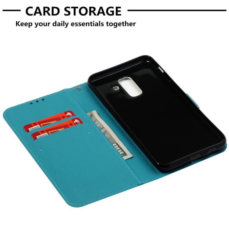 Cover Folio-hoesje Samsung Galaxy A6 Plus Telefoonhoesje 3D Dromenvanger