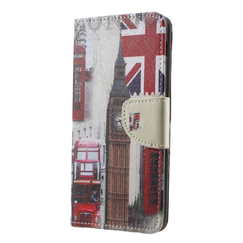 Leren Hoesje Samsung Galaxy A6 Plus Leven In Londen