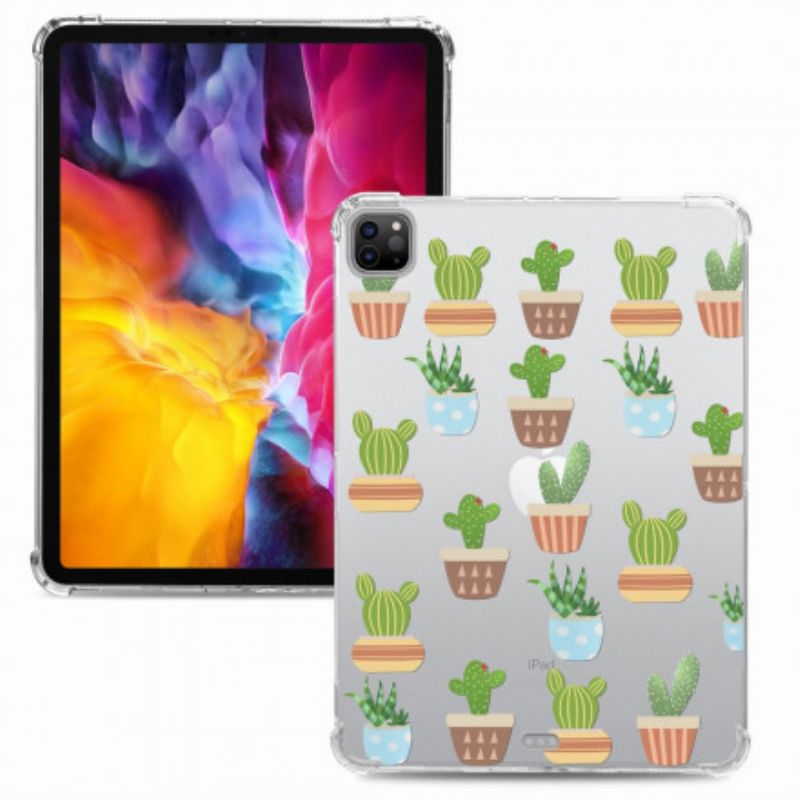 Case Hoesje iPad Pro 12.9" (2021) Telefoonhoesje (2020) (2018) Flexibele Cactus