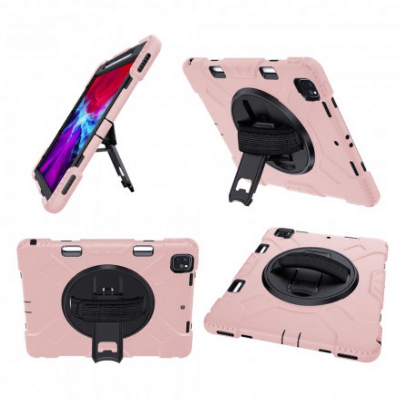 Case Hoesje iPad Pro 12.9" (2021) Telefoonhoesje (2020) (2018) Steunriem