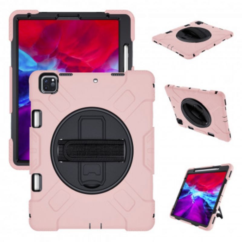 Case Hoesje iPad Pro 12.9" (2021) Telefoonhoesje (2020) (2018) Steunriem