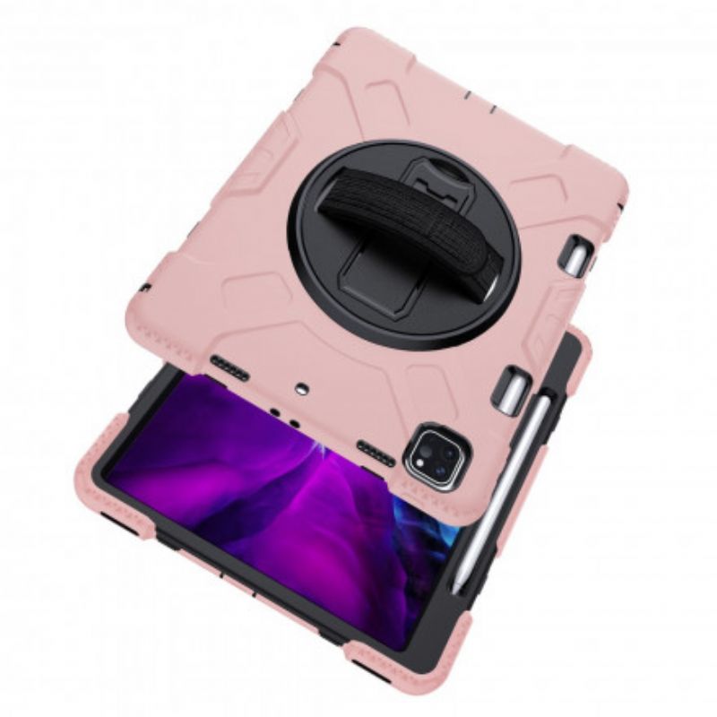 Case Hoesje iPad Pro 12.9" (2021) Telefoonhoesje (2020) (2018) Steunriem