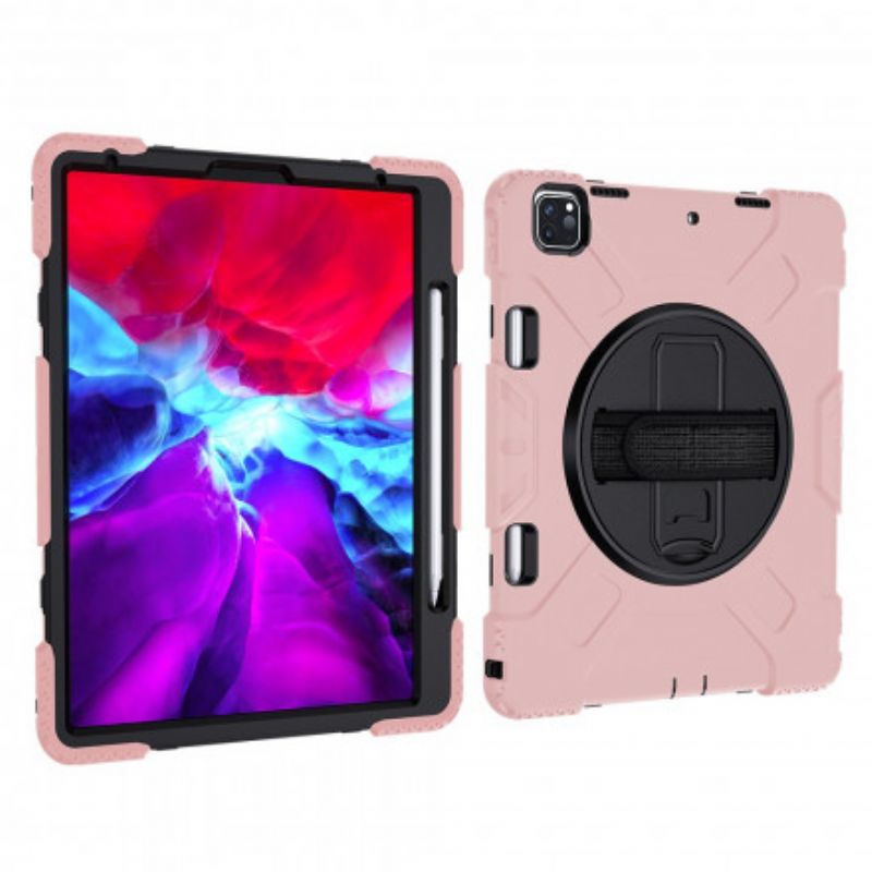 Case Hoesje iPad Pro 12.9" (2021) Telefoonhoesje (2020) (2018) Steunriem