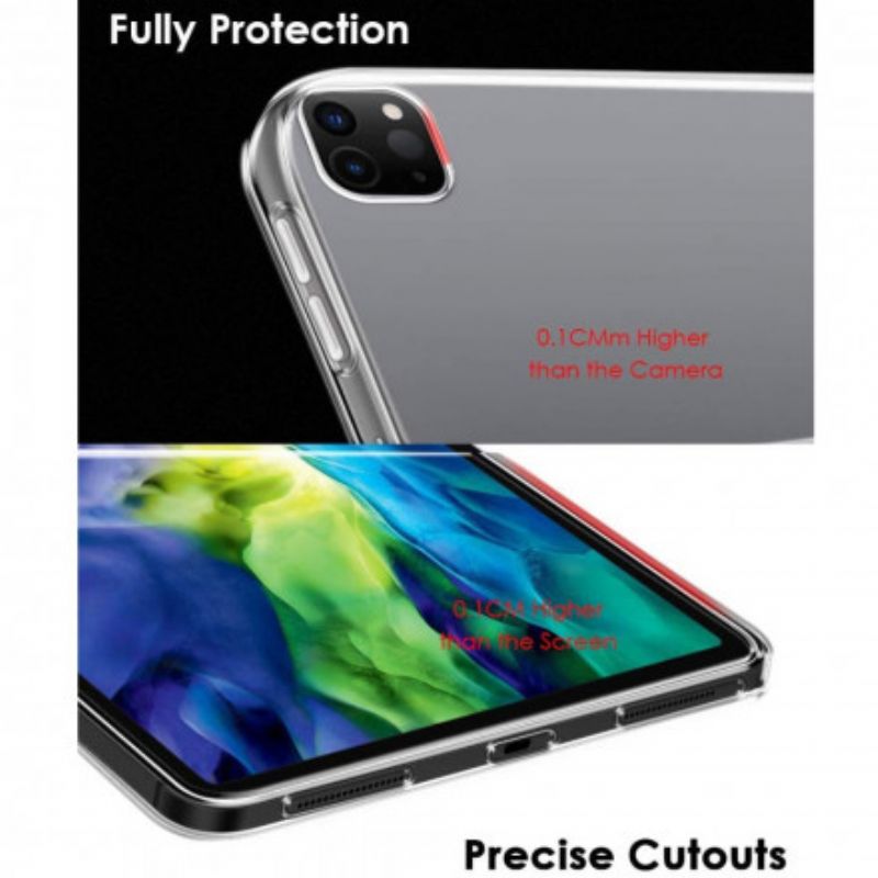 Cover Hoesje iPad Pro 12.9" (2021) Telefoonhoesje (2020) (2018) Doorzichtige Siliconen